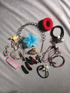 Combo Hair Clips & Hairtie