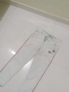 Side Stripe Casual Pants Size 28