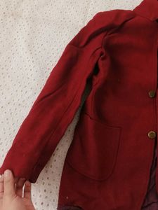 Vintage Maroon Blazer