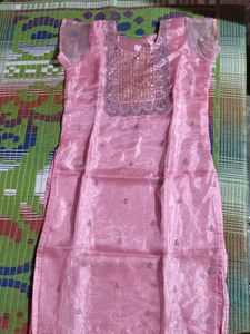 Pink Organza Salwar Kameez