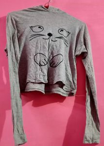 Crop T Shirt ( Full Sleeves )
