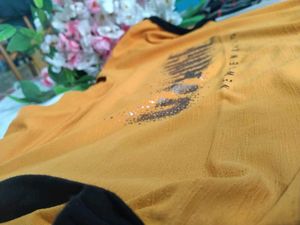 Mustard Graphic Print T-shirt