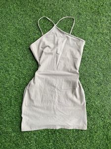 Bodycon Mini Dress with Cross Neck straps 💚☘️🍉