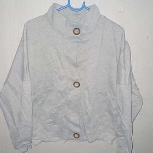 ⭐️Cute Grey Buttoned Jacket