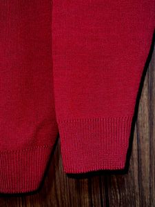 Maroon V-Neck Sweater