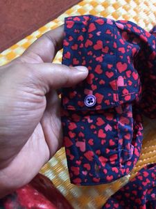 Heart Print Top