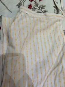 Striped Kurta with Dupatta Set