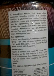 Smart Drops Keratin Hair Mask