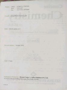 CONCISE CHEMISTRY ISC ICSE CLASS 10