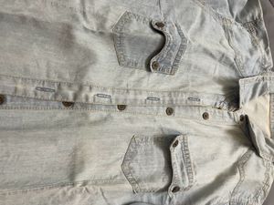 Classic Faded Denim Shirt Full Sleeves
