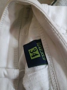 White Colour Jeans