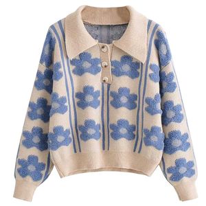 Floral pinteresty Knit Sweater