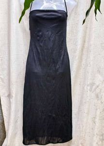 I. Black Slip Dress