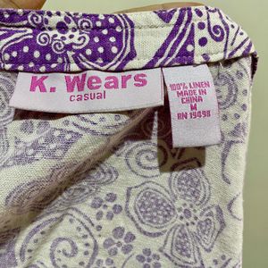 Floral Print Short Sleeve Top