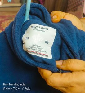 Winter Jacket-blue Sleeveless Fleece