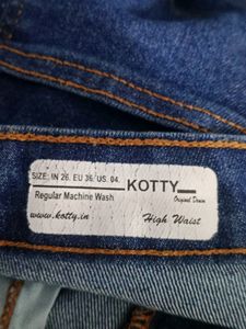 Dark Blue Casual Jeans ( Women&#39;s )