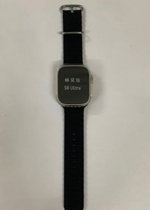 4G Smartwatch S8 Ultra (black And Red Strap)