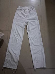 White Wide Leg Jeans