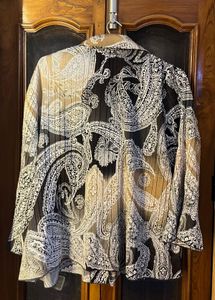 JACLYN SMITH Vintage pailsey Print Shirt