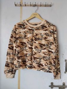 Camo Print Top