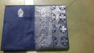 Banarasi Lichi Silk Jecqurd Saree