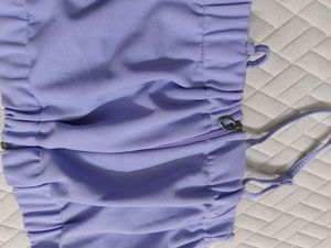 Padded Crop Top With Flared Trousers| Medium