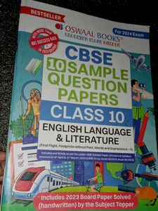 English Sample Book For Class 10