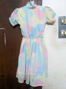 Pastel Tie-Dye Girls Dress