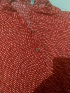 Red Polka Dot Top❣️