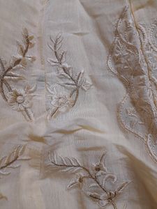 Cotton Gown With Duptta And Paijami