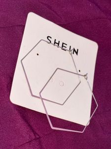 Shein Hexagon Earrings