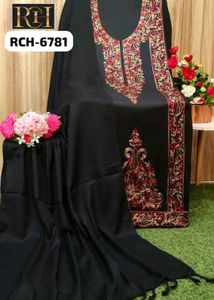 New Standard Wollen Kashmiri Dress full Embroidery
