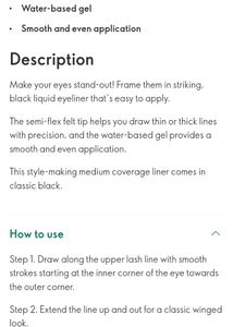 Oriflame Sweden OnColour Liquid Eye Liner- 3.5ml