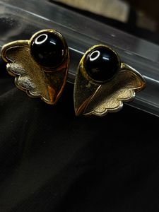 Black Stud Earrings