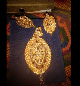 Sree Hari Pendent Set With Earrings.