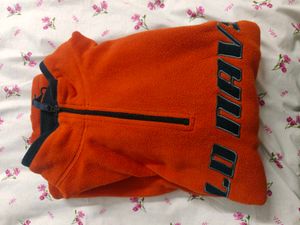 Orange Old Navy Fleece Pullover