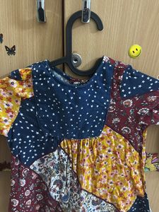 Patchwork Print Top