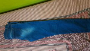 Distressed Denim Jeans