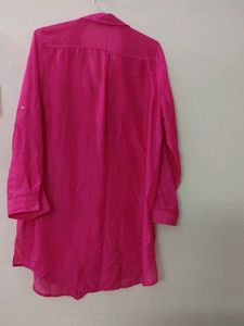 Pink Oversized Shirt