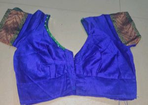 Elegant Blue &amp; Green Saree