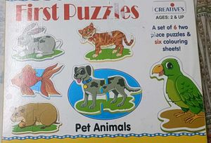 Creative's First Puzzles - Pet Animals (6 piece