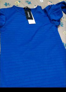 Balloon Sleves Full Length Top No Coins M Size