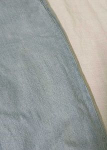 Denim blue wideleg jeans