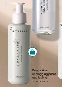 Oriflame Optomal Deep Cleansing Gel And Love Nature Face Wash Combo