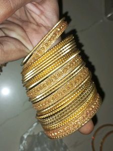 Gold Bangles - Set of Many