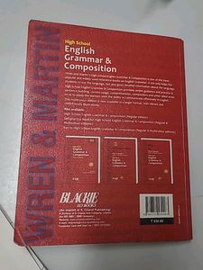 English Grammar Wren And Martin