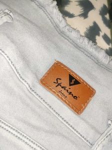 Grey Colour Jeans For Girls Check Description 1st