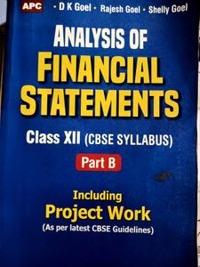 Analysis of Financial Statements - Class XII