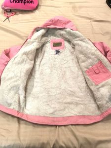 Pink Hooded Jacket