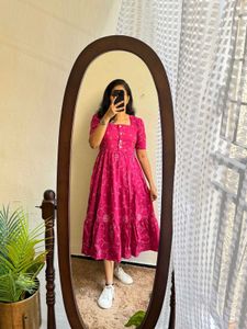 Brand New Ikkat Print Dress